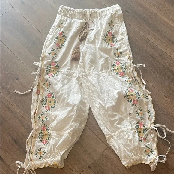 Free People Spring Breeze Tie Pants